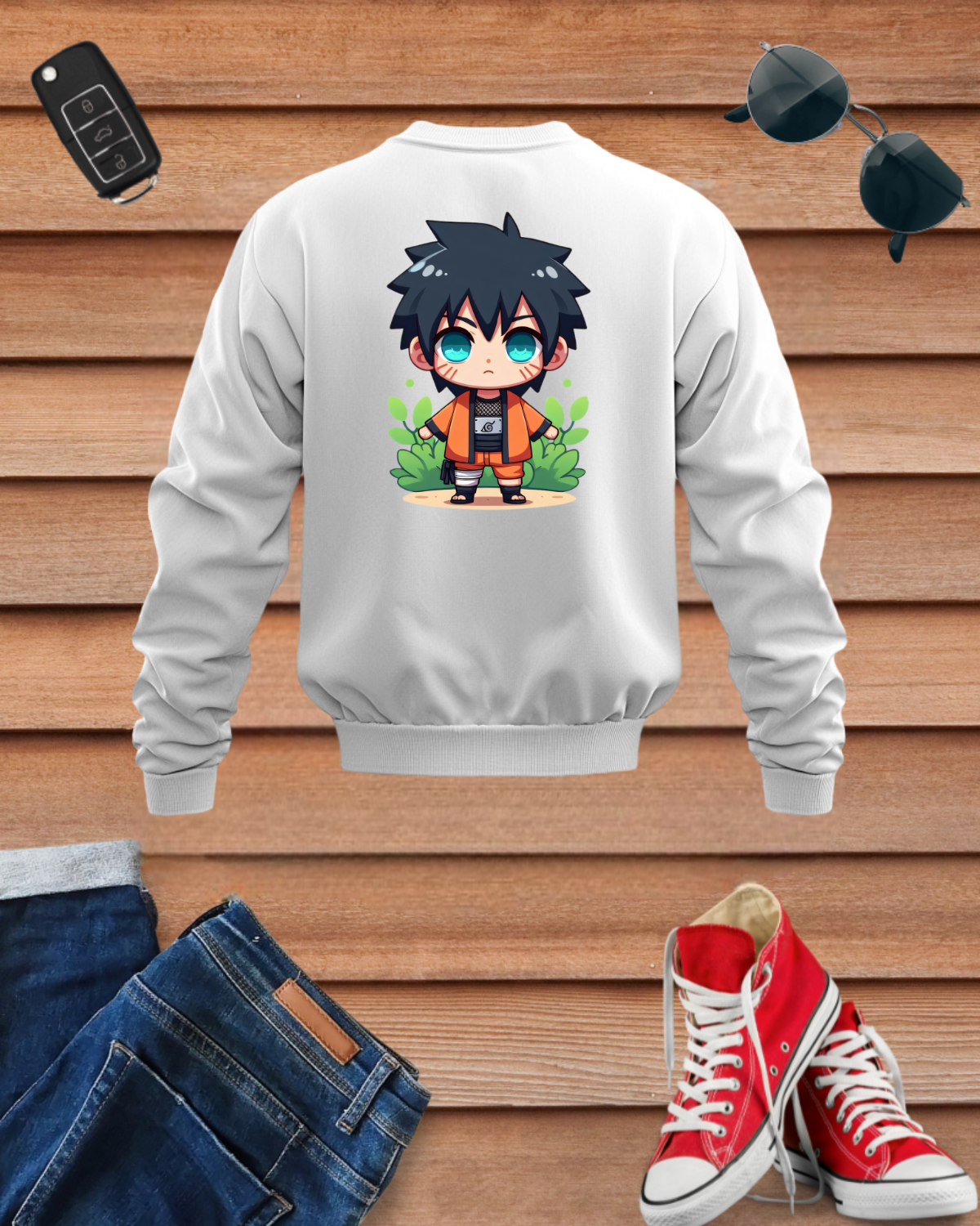Cute Naruto Anime Sweatshirt