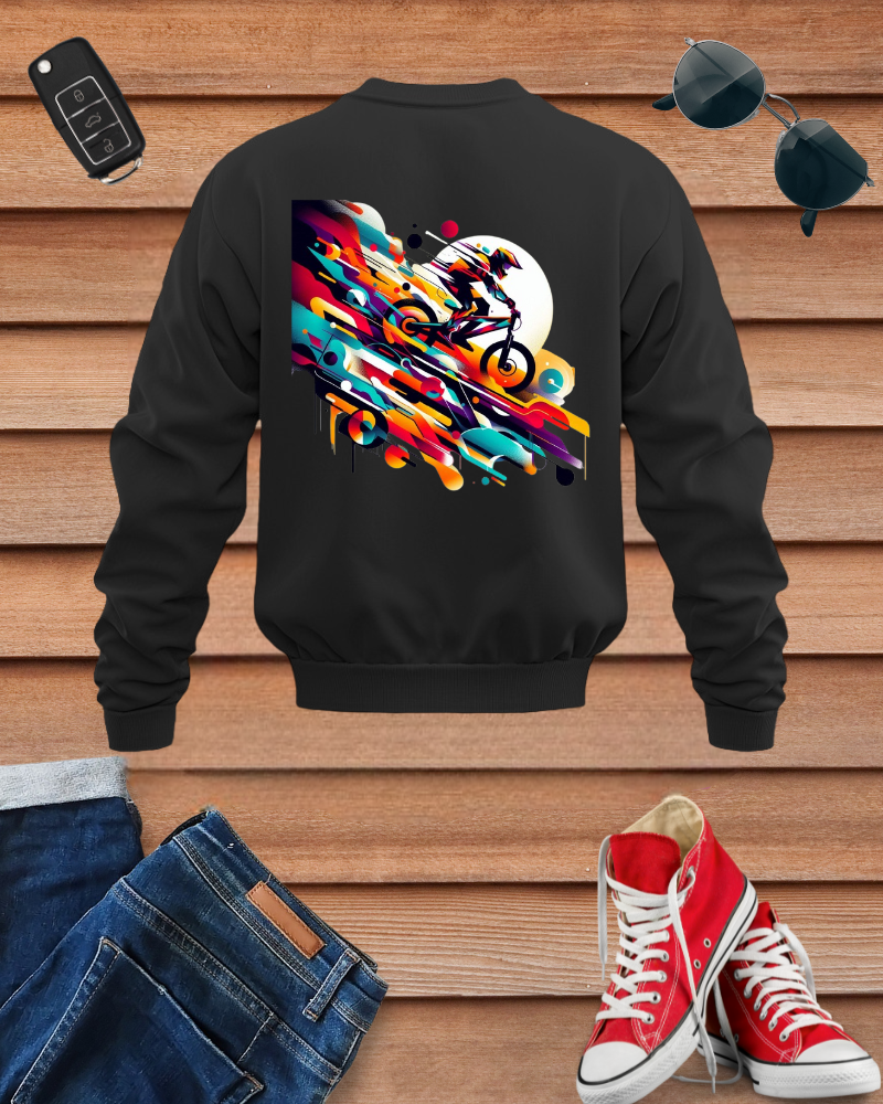 Bike Stunt Inspired Sweatshirt