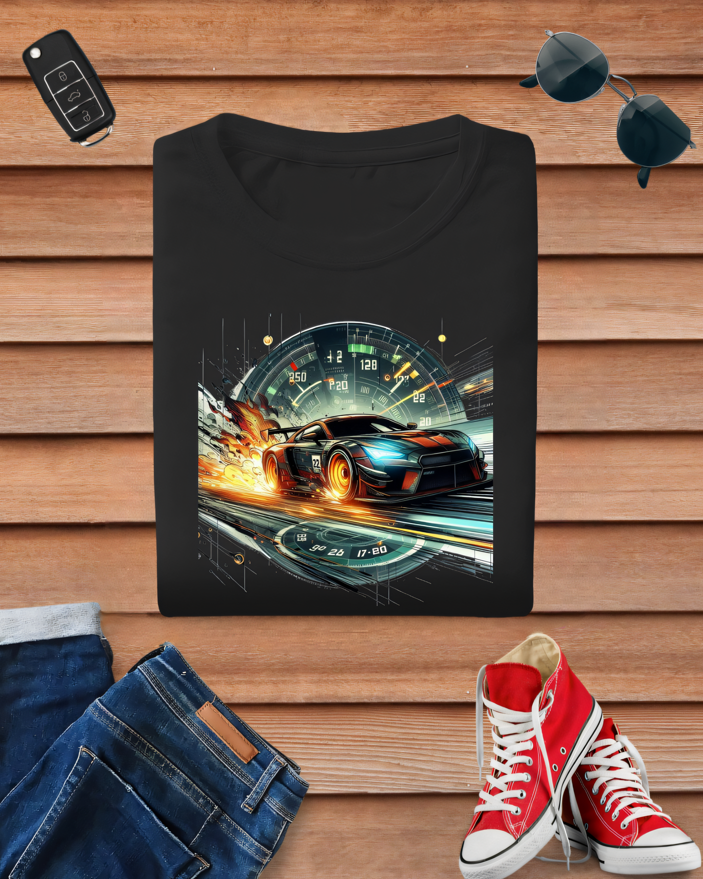 Realistic Car Racing Tshirt