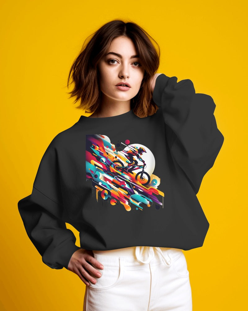 Bike Stunt Inspired Sweatshirt