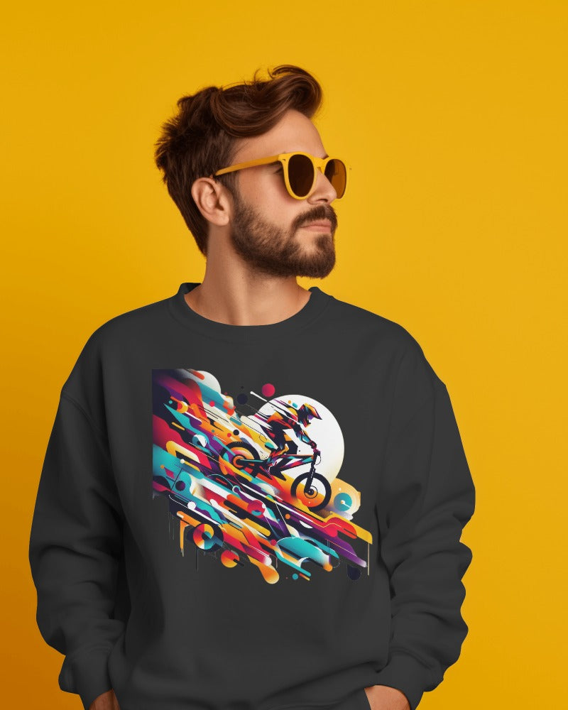Bike Stunt Inspired Sweatshirt