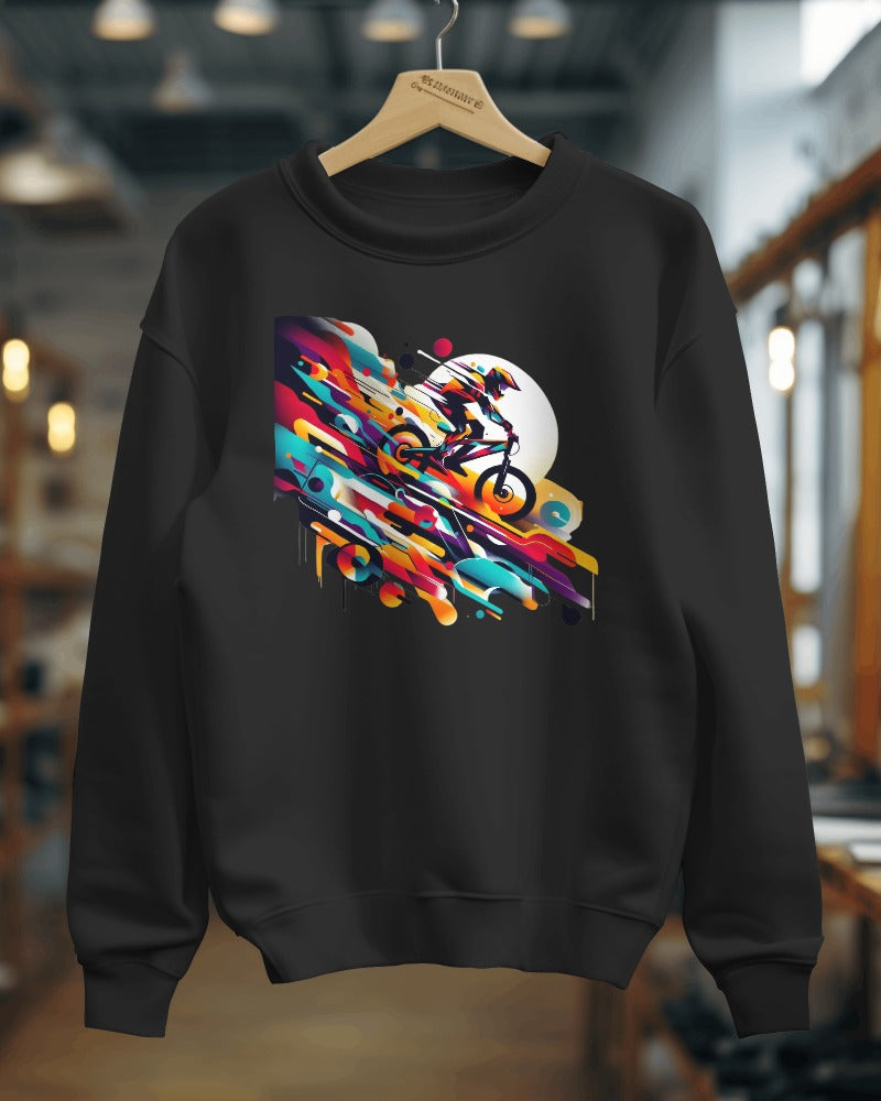 Bike Stunt Inspired Sweatshirt
