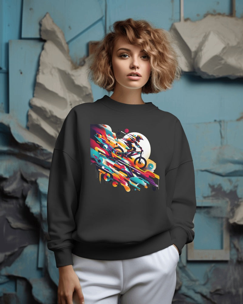 Bike Stunt Inspired Sweatshirt