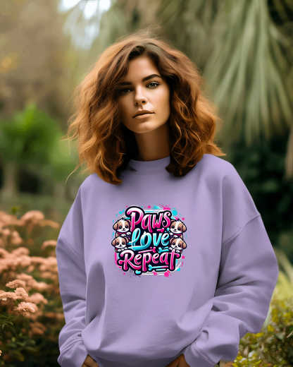 Paws Love Repeat Sweatshirt