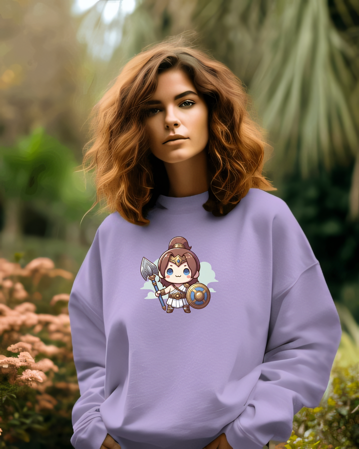 Kawai Cute Warrior Women Sweatshirt