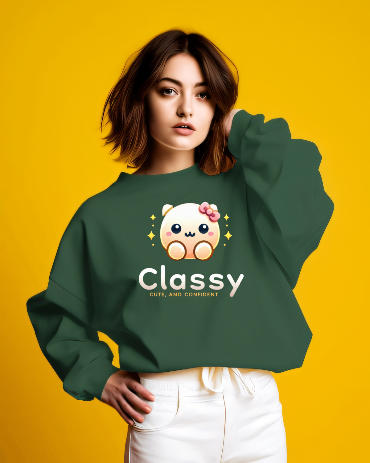 Classy Cute Confident Sweatshirt