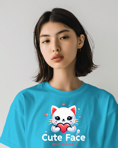 Cute Face Big Heart Tshirt