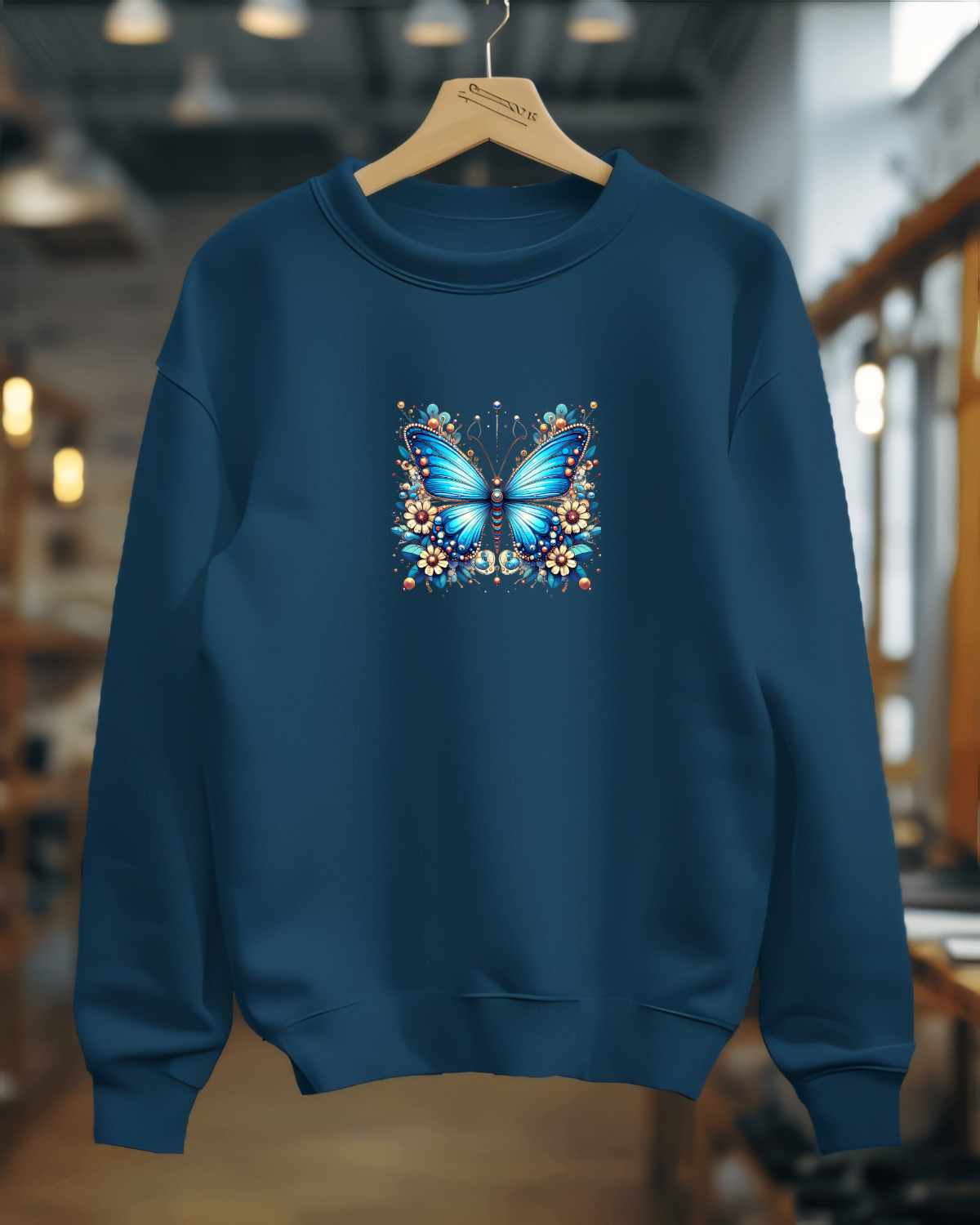 Kawai Cute Butterfly Sweatshirt