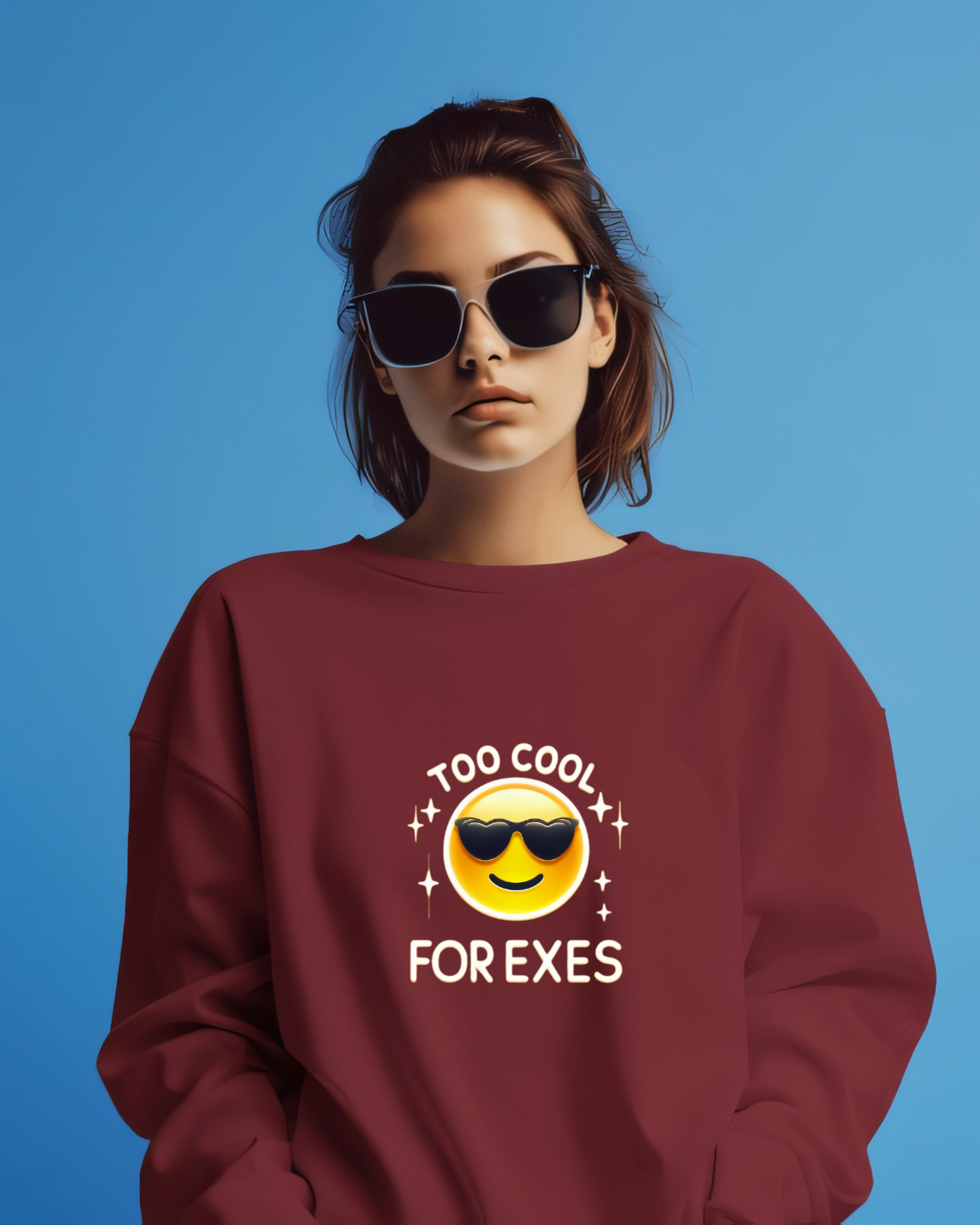 Too Cool For Exes Sweatshirt