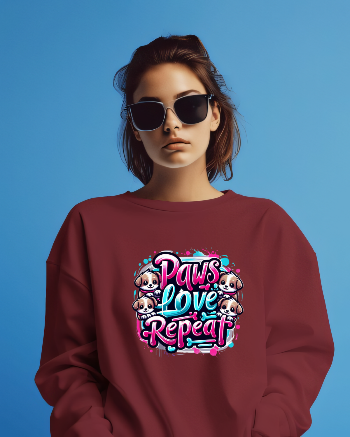 Paws Love Repeat Sweatshirt