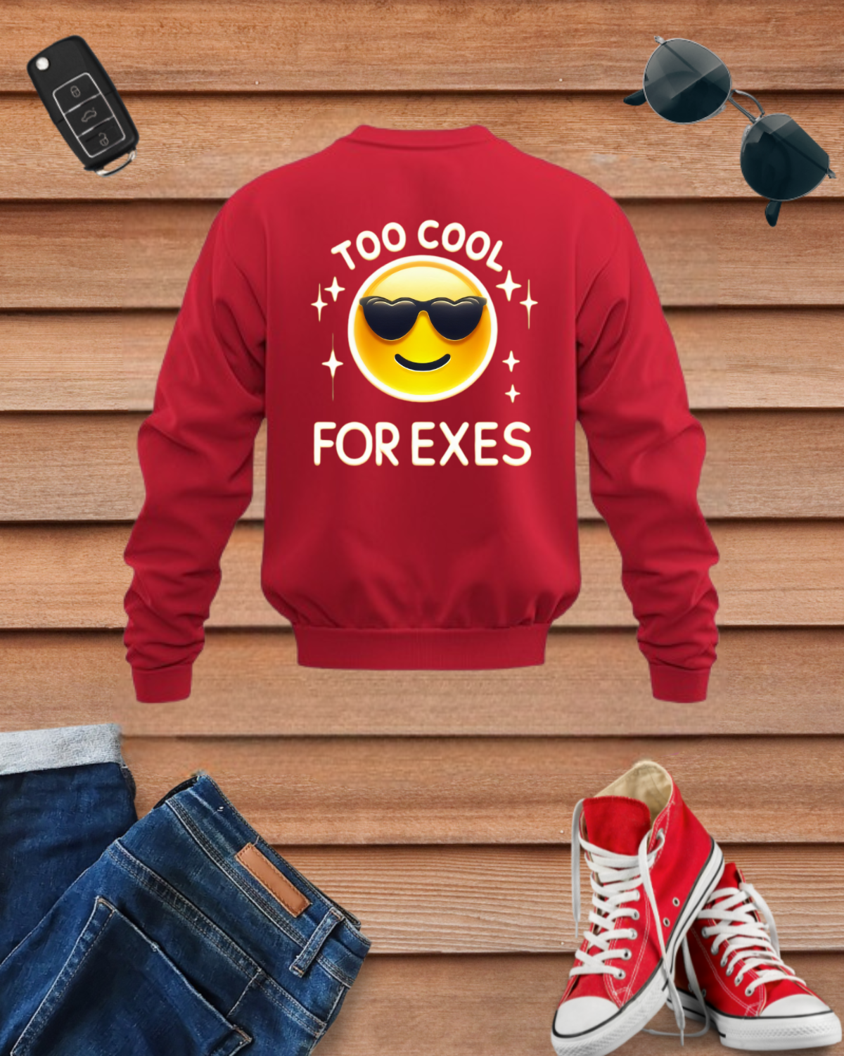 Too Cool For Exes Sweatshirt