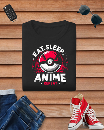 Eat Sleep Anime Tshirt