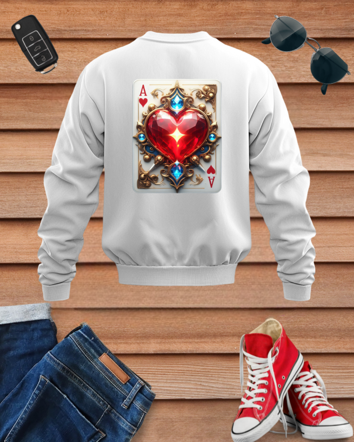 Heart Ace Sweatshirt