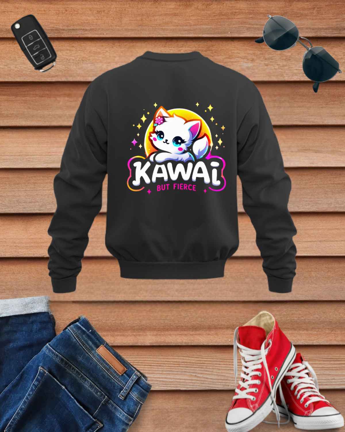 Kawai But Fierce Sweatshirt