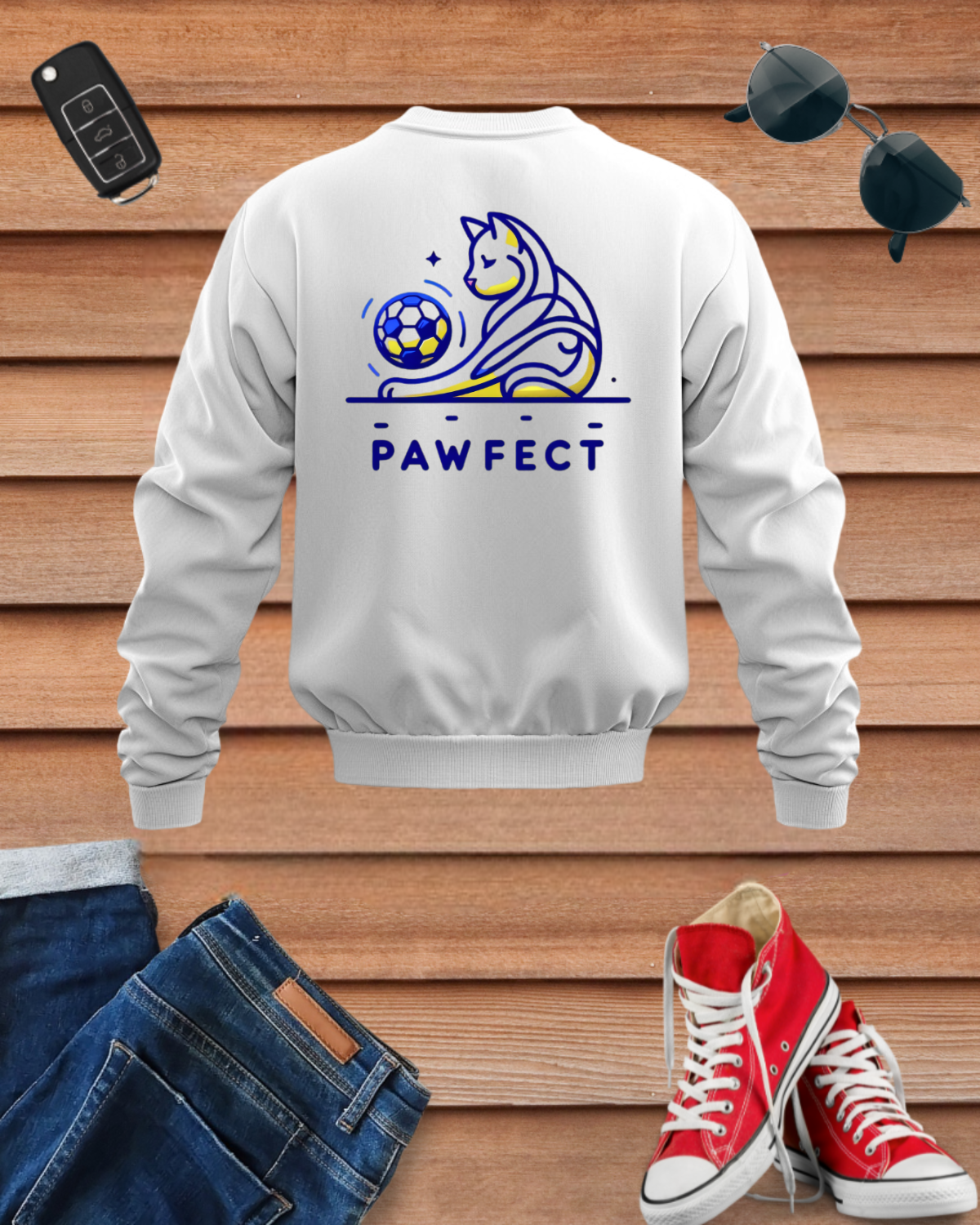 Pawfect Football Pet Sweatshirt