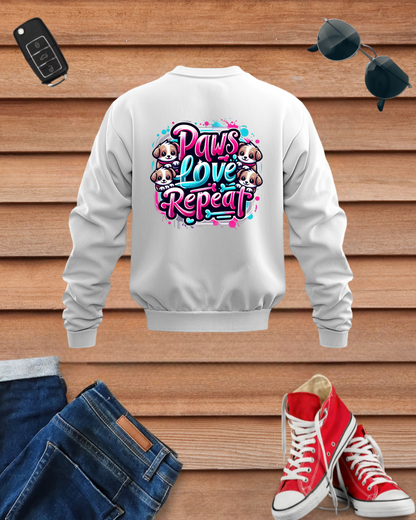 Paws Love Repeat Sweatshirt