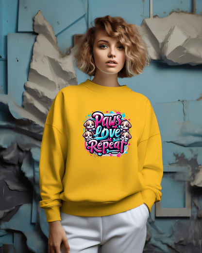 Paws Love Repeat Sweatshirt