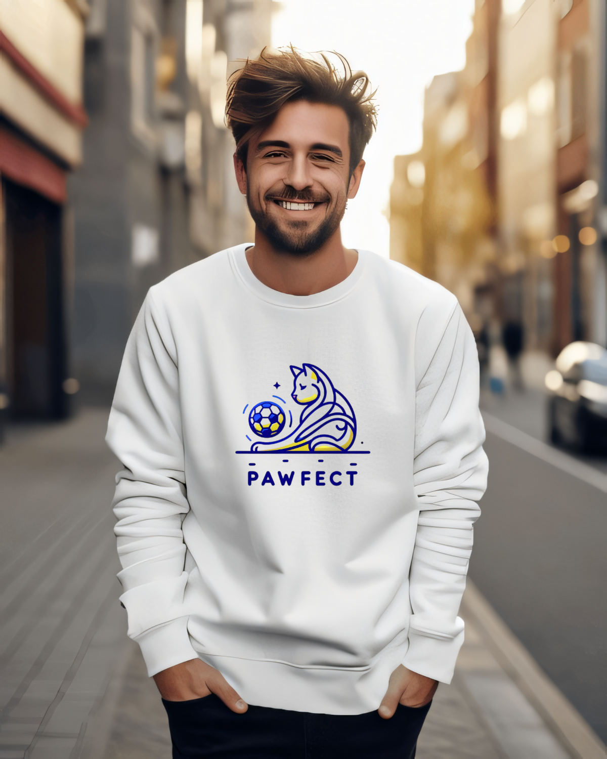 Pawfect Football Pet Sweatshirt