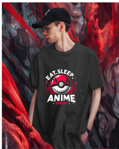 Eat Sleep Anime Tshirt