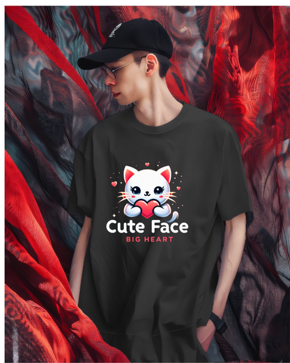 Cute Face Big Heart Tshirt