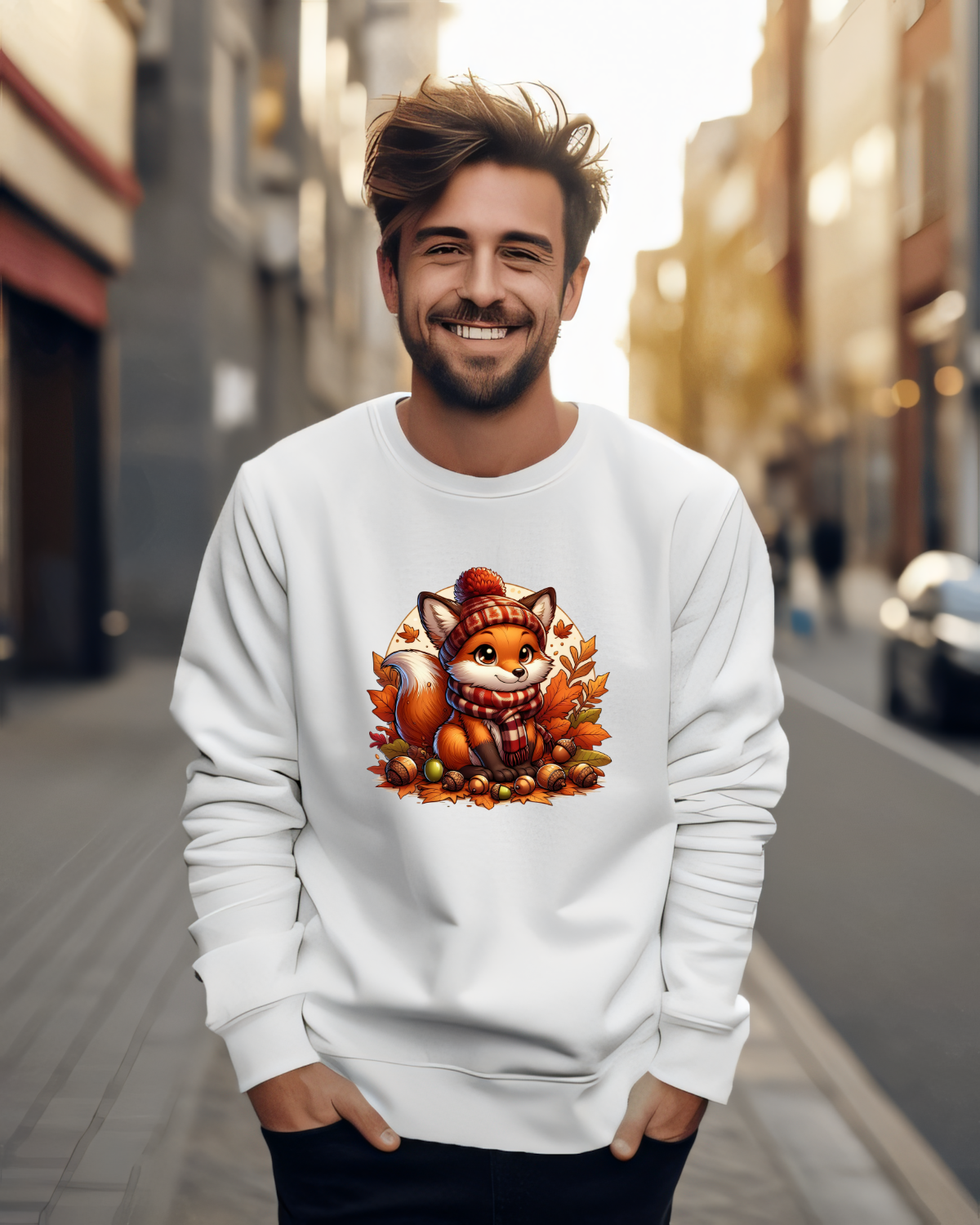 Kawai Cute Fox Sweatshirt