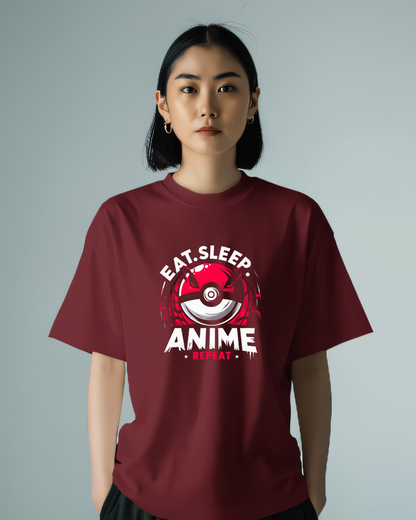 Eat Sleep Anime Tshirt