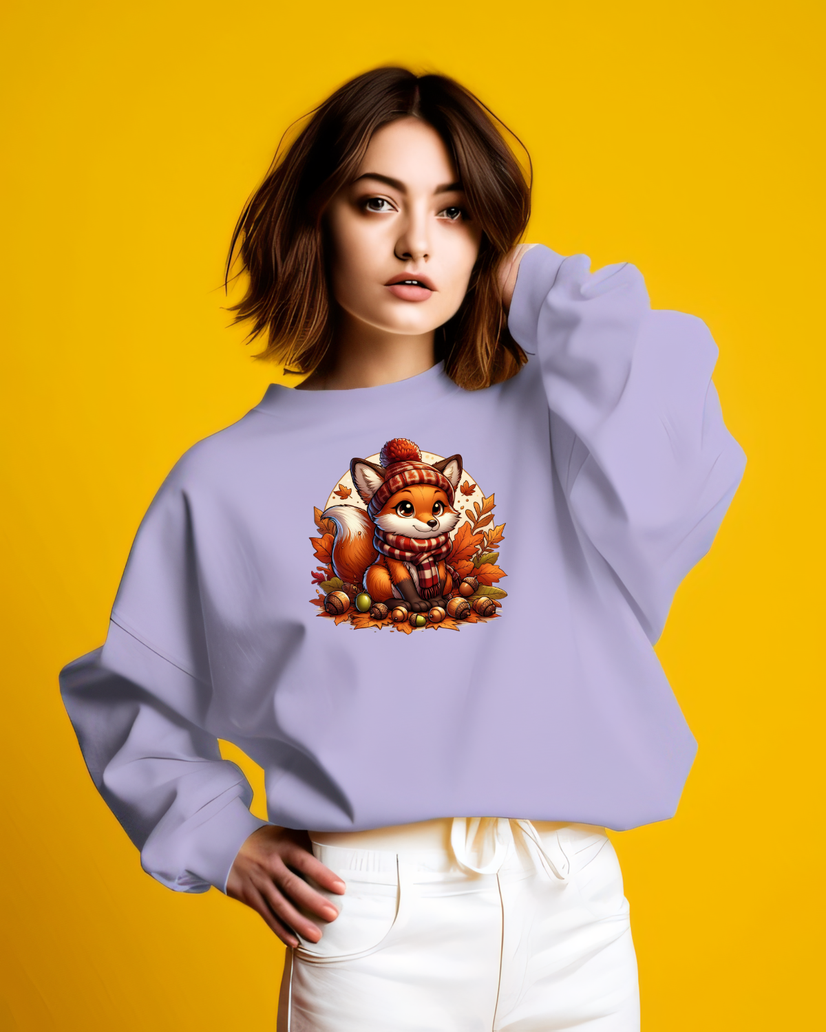 Kawai Cute Fox Sweatshirt