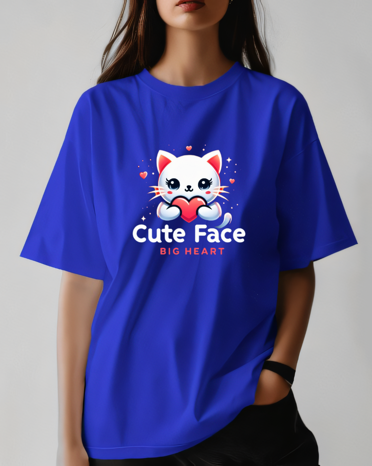 Cute Face Big Heart Tshirt