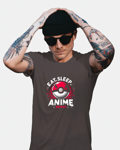 Eat Sleep Anime Tshirt