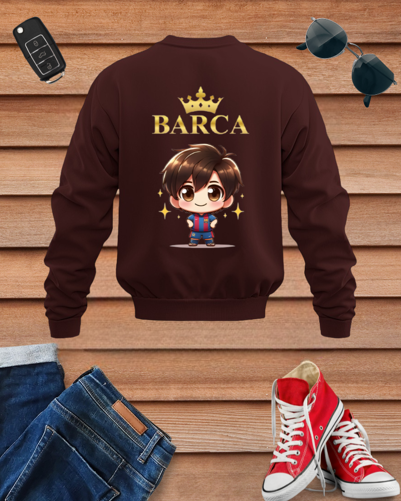 Barcelona Football Club Inspired Sweatshirt