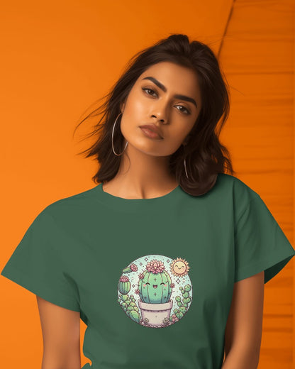 Kawai Cute Cactus Tshirt