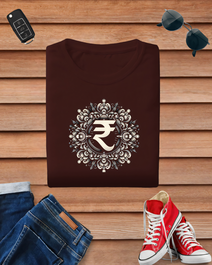 Rupee Symbol Inspired Tshirt