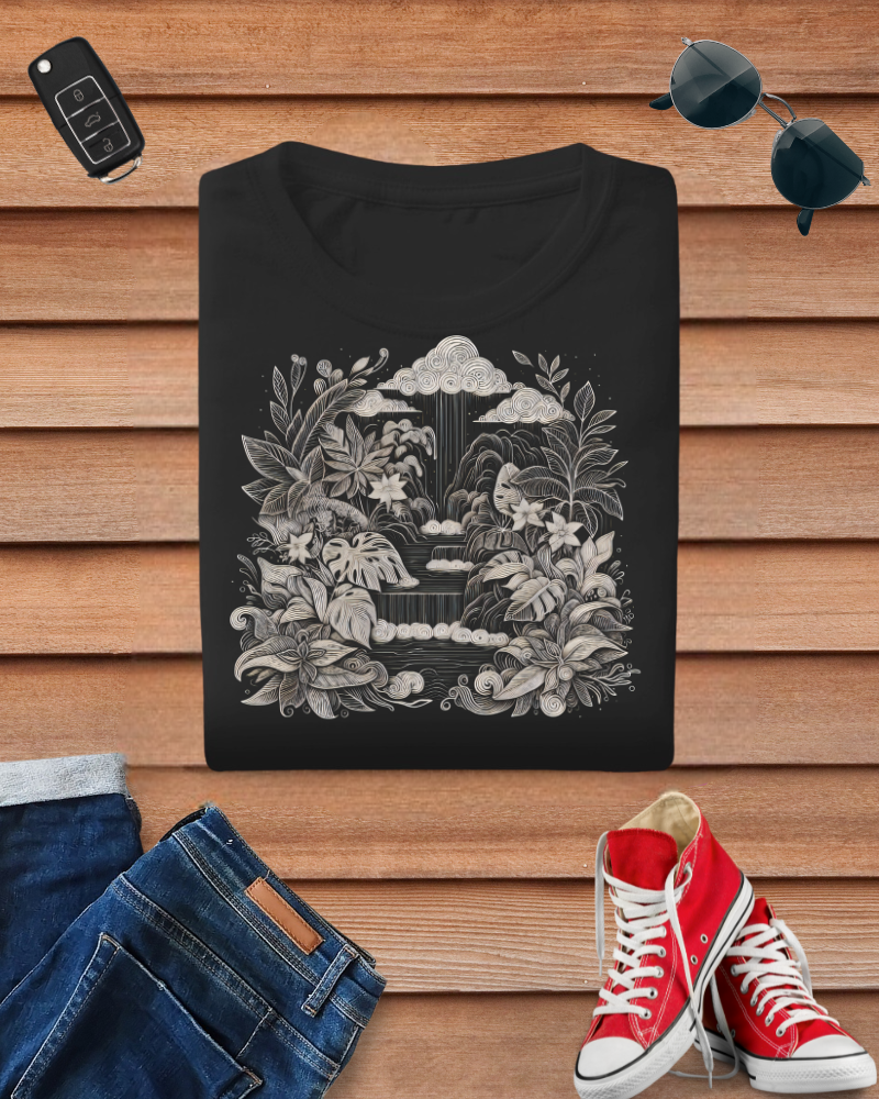 Waterfall Nature Spring Tshirt