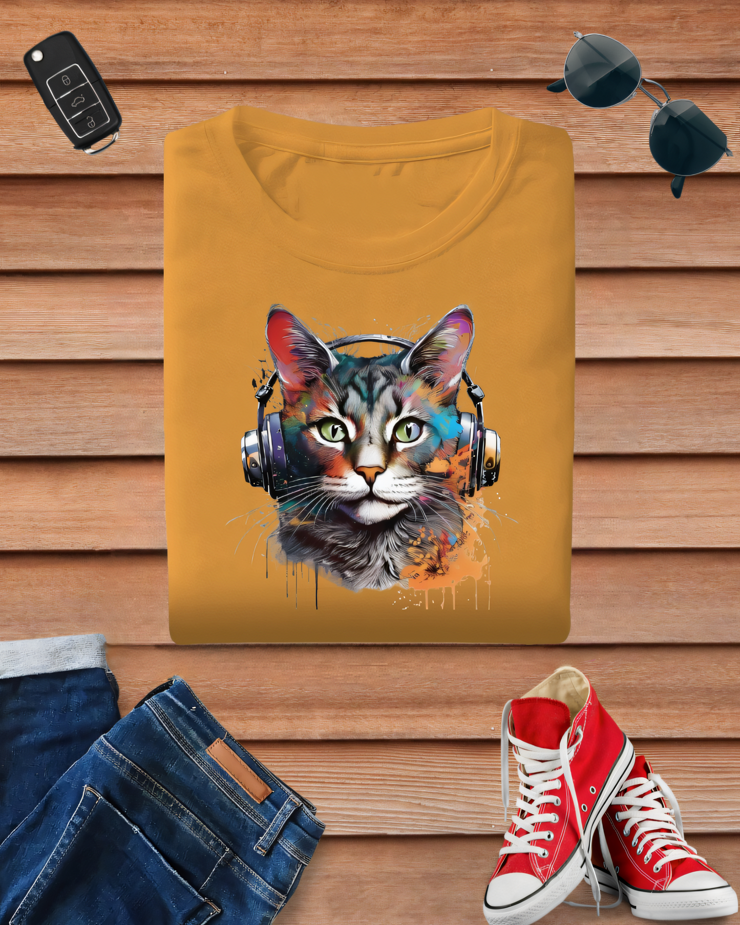 Gamer Cat Tshirt