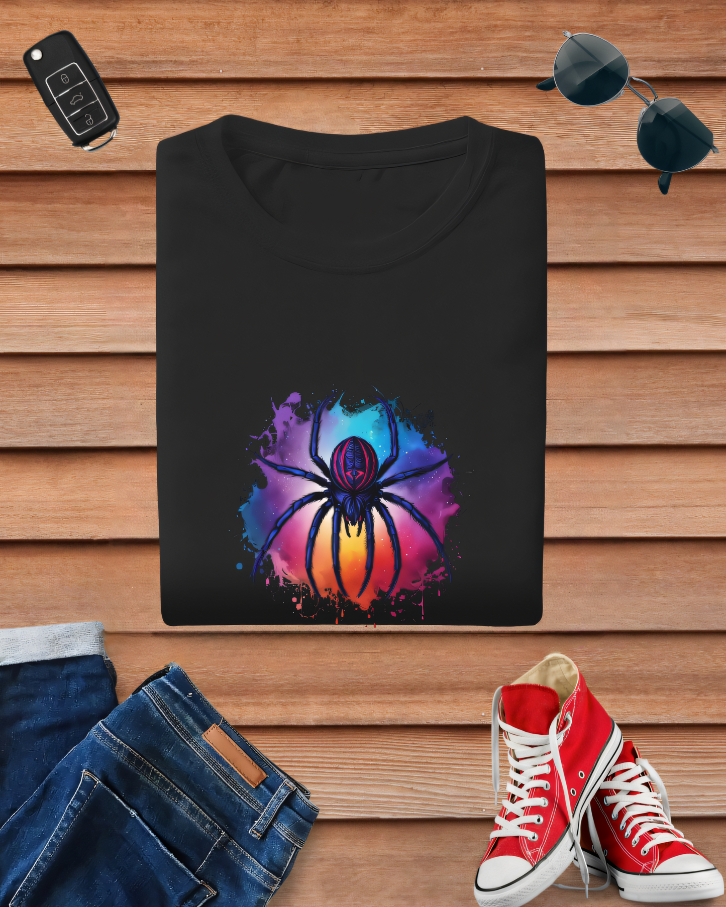 Spiderman Logo Inspired Art Tshirt