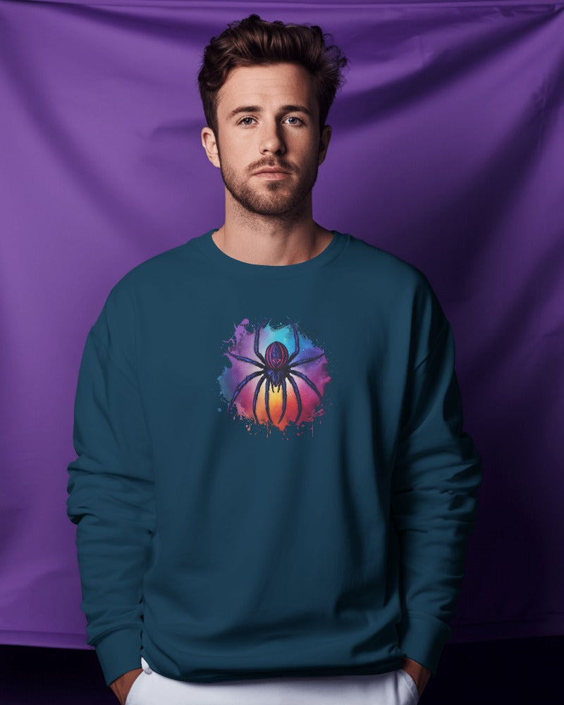 Spiderman Logo Inspired Marvel Sweatshirt