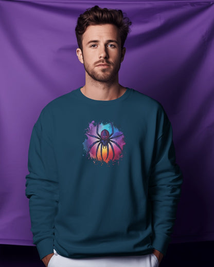 Spiderman Logo Inspired Marvel Sweatshirt