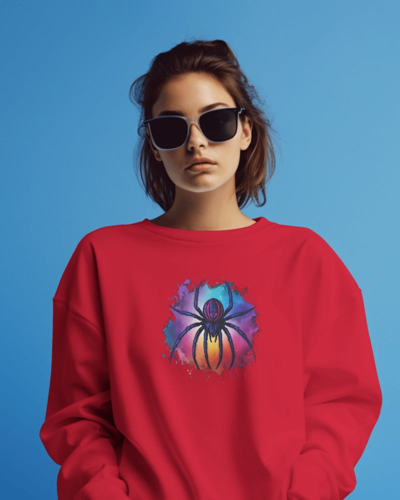 Spiderman Logo Inspired Marvel Sweatshirt