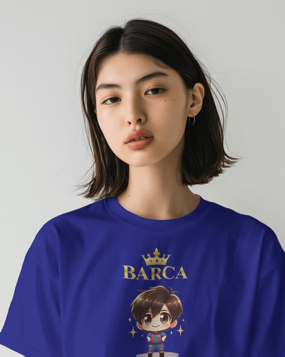 Barcelona Inspired Football Tshirt