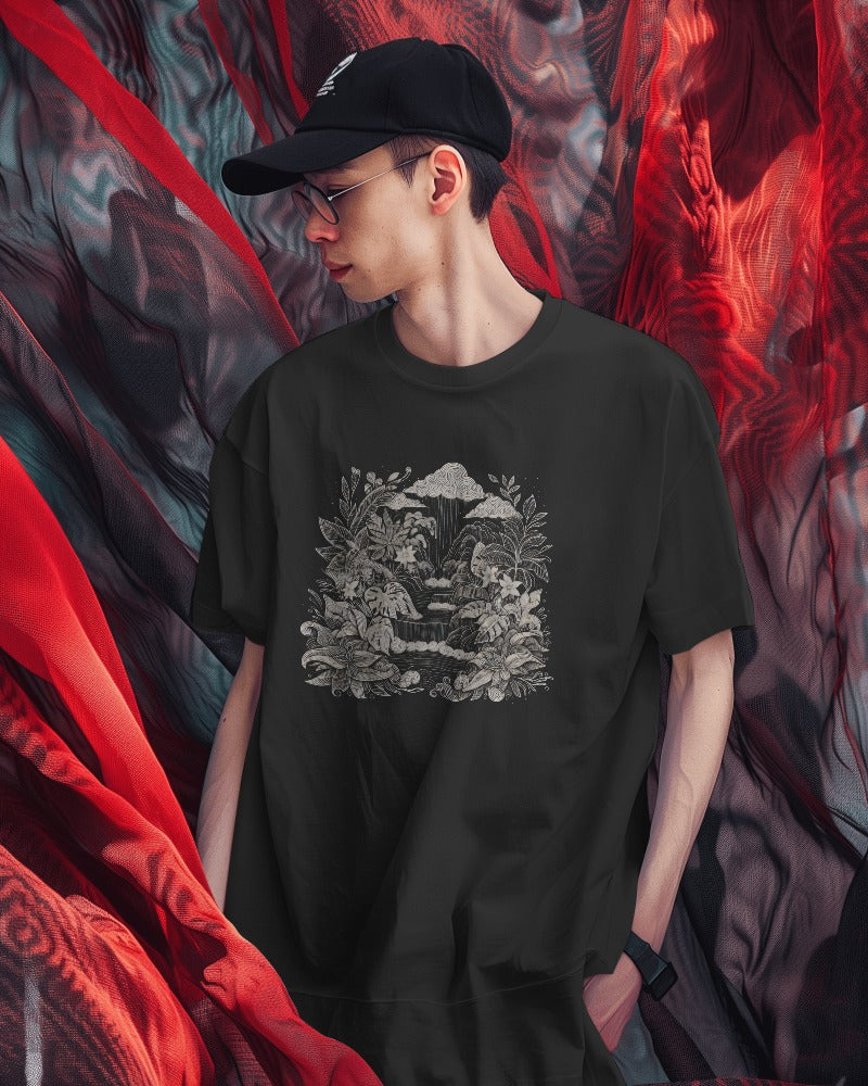 Waterfall Nature Spring Tshirt