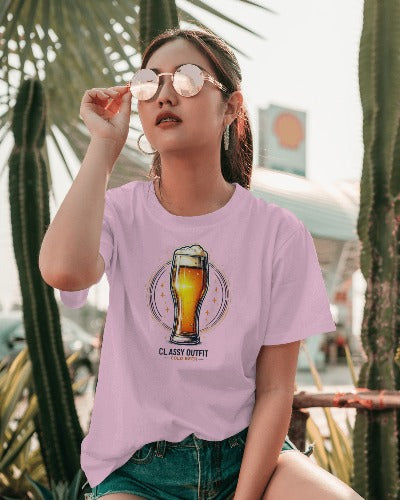 Classy Outfit, Cold Beer Tshirt