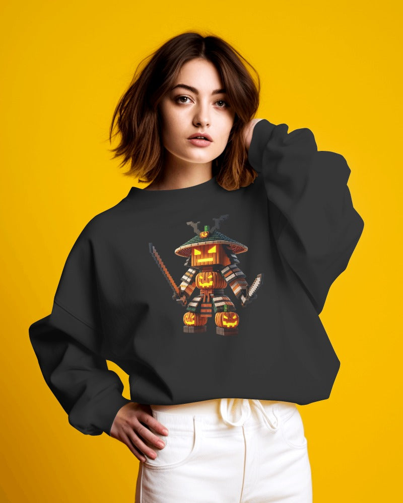 Minecraft Inspired Halloweeen Samurai Sweatshirt