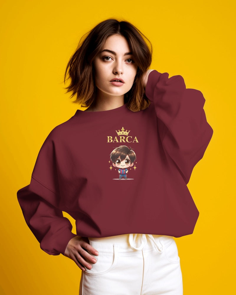 Barcelona Football Club Inspired Sweatshirt