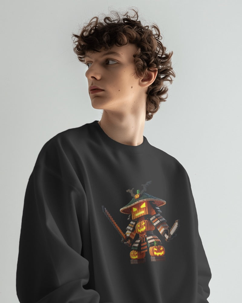 Minecraft Inspired Halloweeen Samurai Sweatshirt