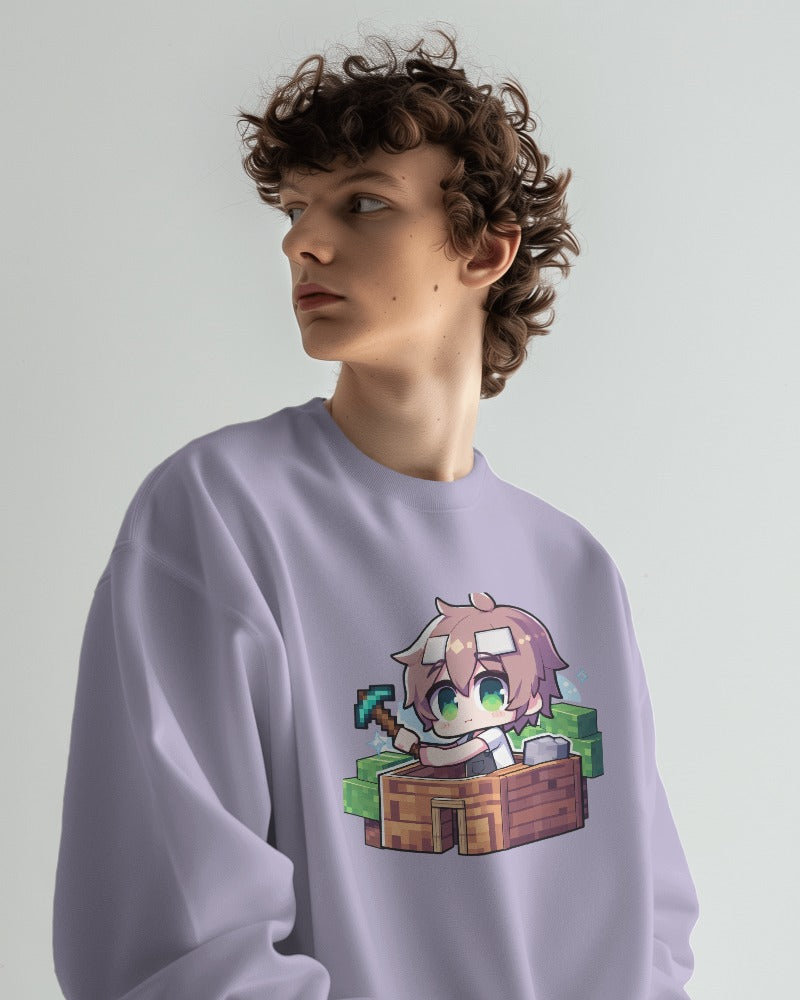 Minecraft Inspired Gaming Sweatshirt.