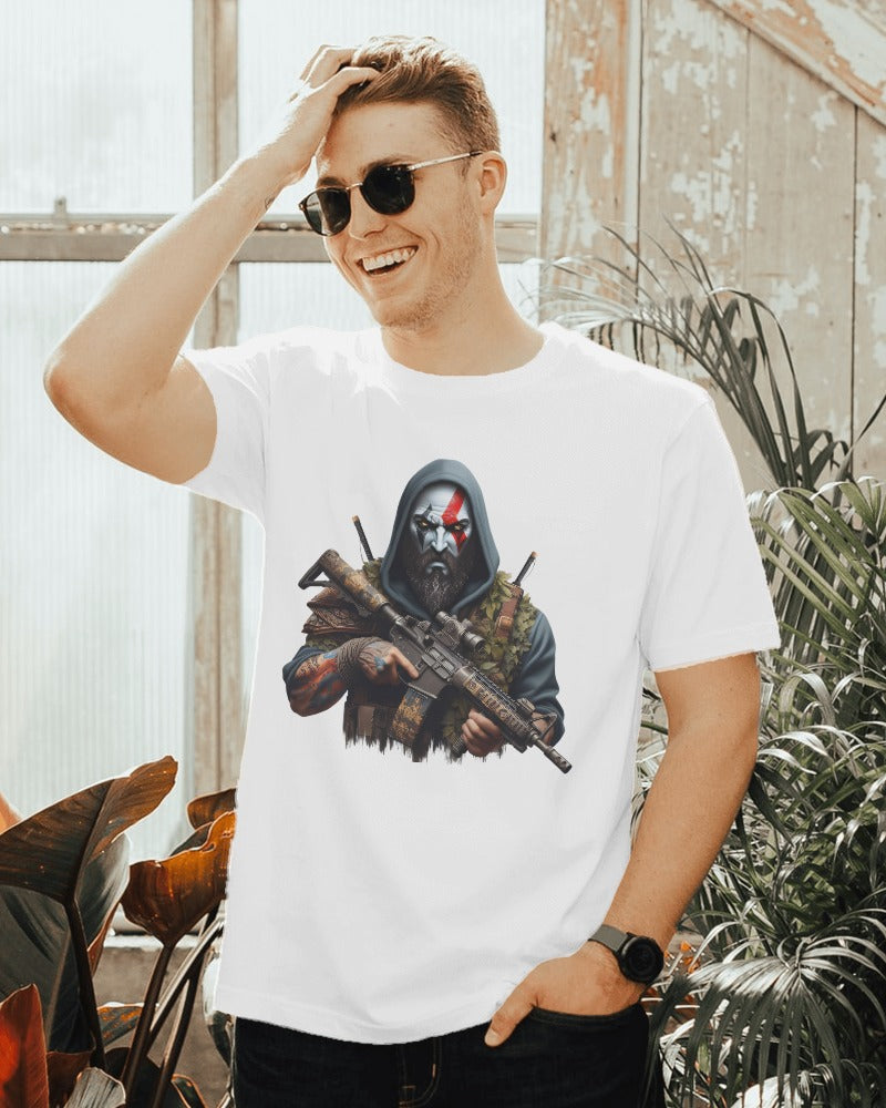 God Of War X Counter Strike Gaming Tshirt