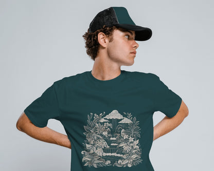 Waterfall Nature Spring Tshirt