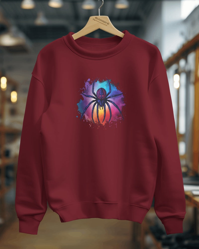 Spiderman Logo Inspired Marvel Sweatshirt