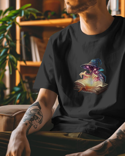 Wizard Magic Book Tshirt