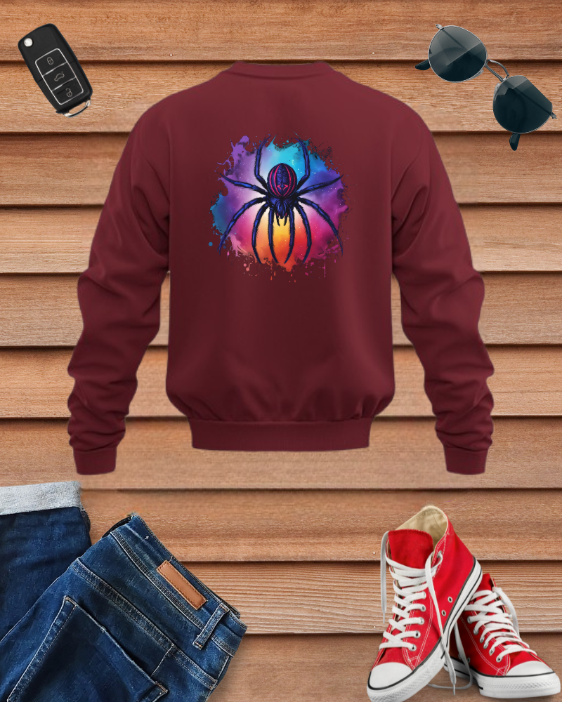 Spiderman Logo Inspired Marvel Sweatshirt